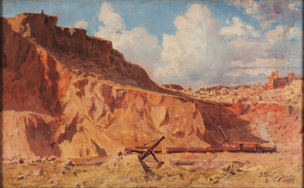 João Batista da Costa – Reminiscência do Morro do Castelo-1923-Acervo MH… Barranco que sobrou da derrubada do Morro do Castelo