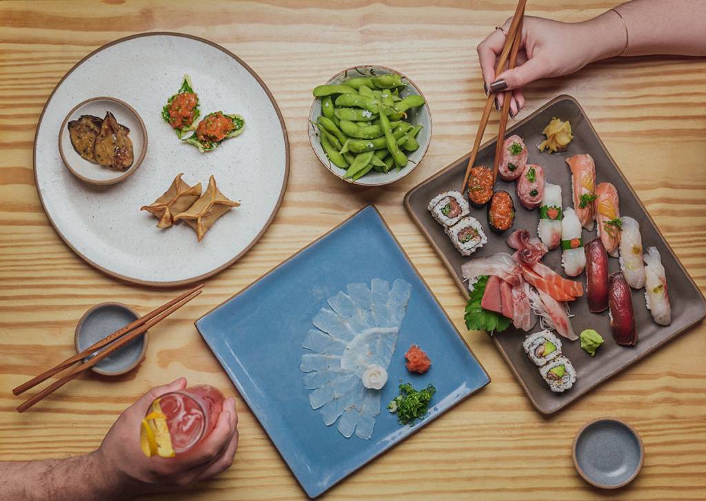 Mitsuba: menu de delicadezas inclui combinado de 28 peças e peixes raros