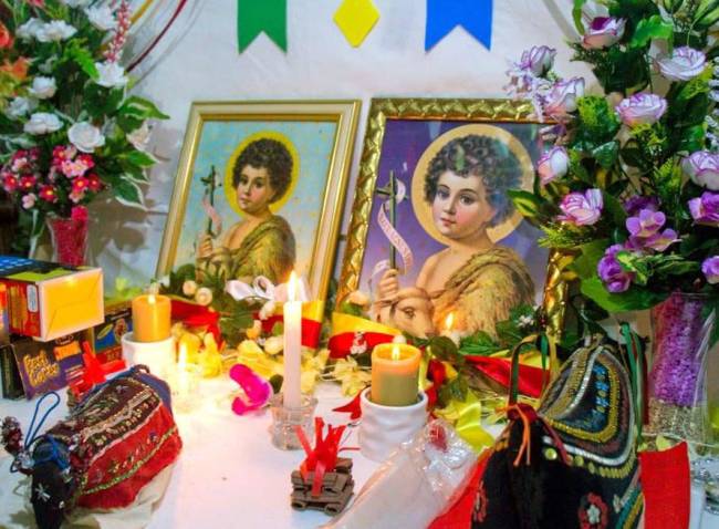 Festa do Bumba Meu Boi Brilho de Lucas Foto do altar da Festa do Bumba Meu Boi Brilho de Lucas 2016