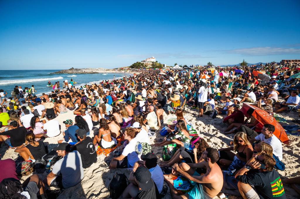 Ídolos do surfe participam da etapa do mundial em Saquarema