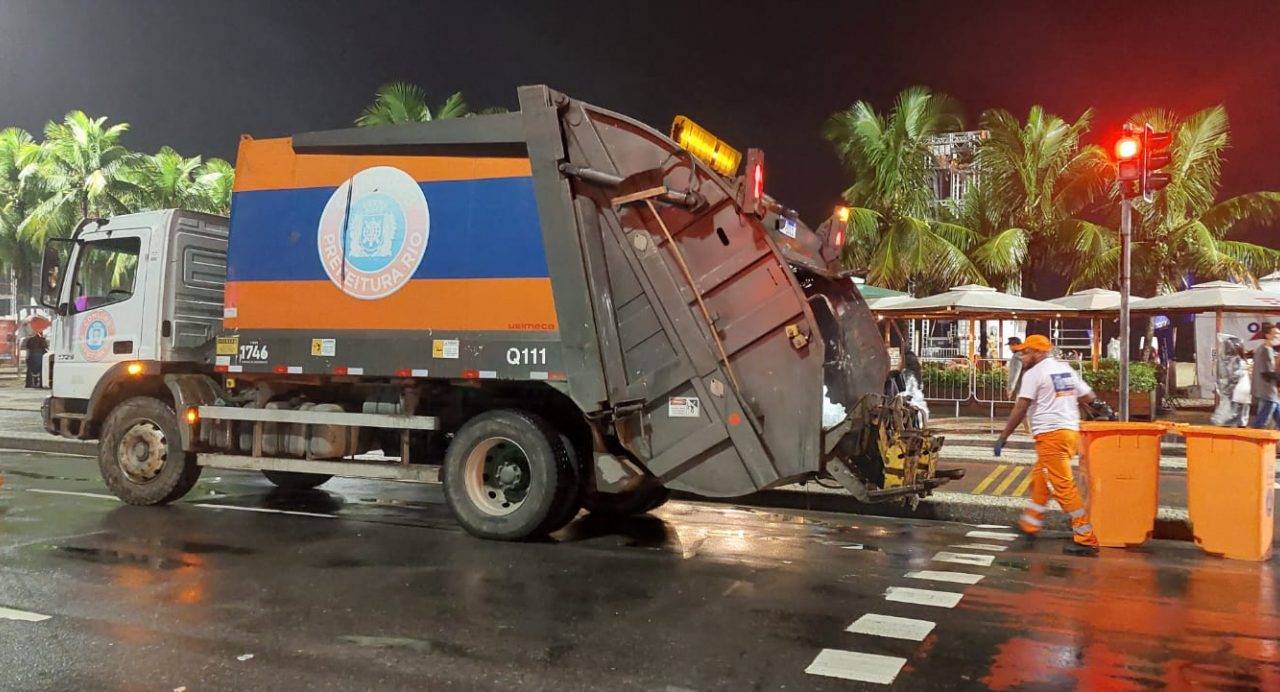 Comlurb removeu 26,3 toneladas de resíduos durante show gospel em Copacabana