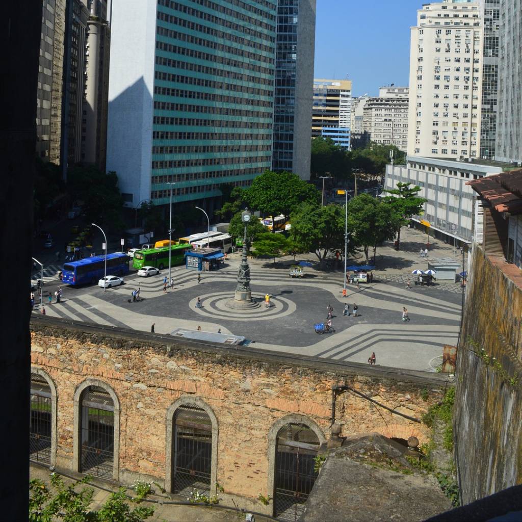Vista aérea do Largo da Carioca
