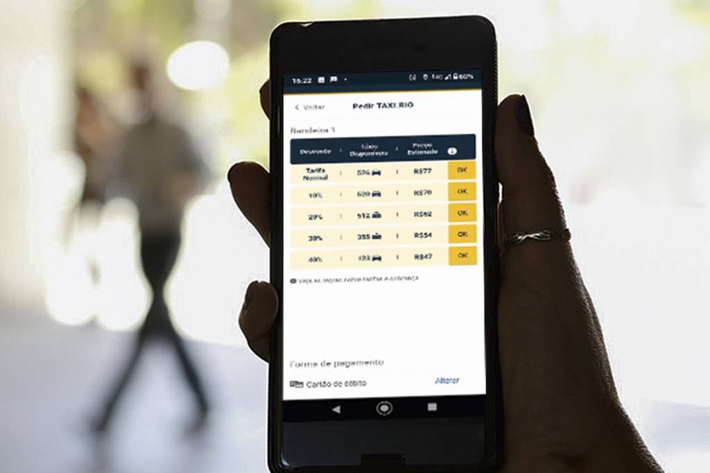 Taxi.Rio: corridas pelo app cresceram 89% -