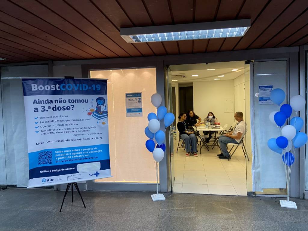 MetrôRio: até sexta (29), voluntários podem participar de estudo sobre a terceira dose da vacina contra Covid-19 na estação General Osório.