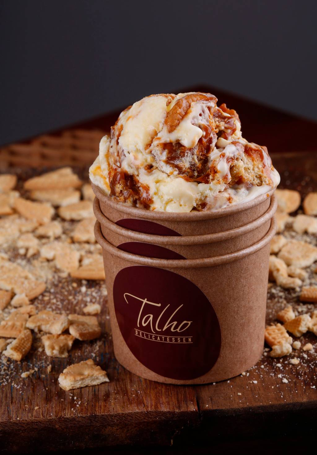 sorvete talho capixaba Talho Capixaba: nova linha gelada traz o pavê argentino de doce de leite
