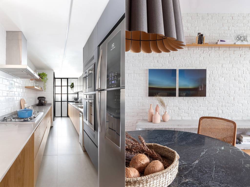 Apartamento de 115 m² é reformado para privilegiar o receber.