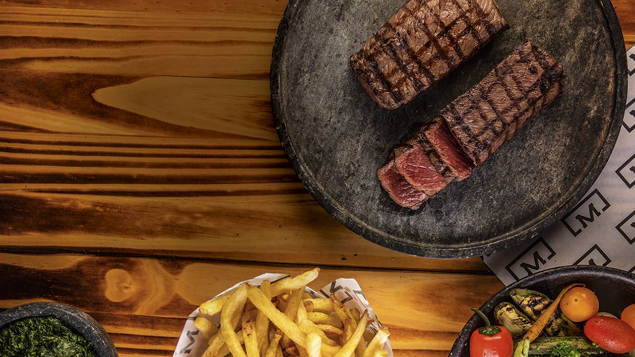 Denver steak (R$ 189,00): maravilha retirada do miolo do acém -