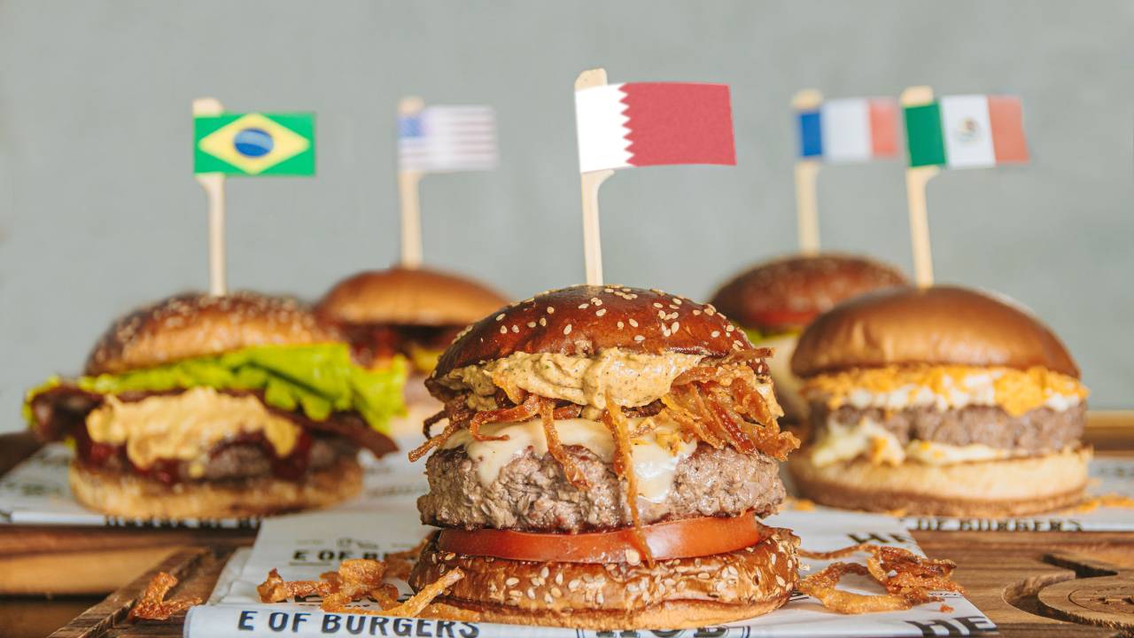 HOB: série de hambúrgueres homenageia as seleções