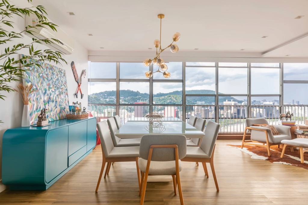 Apartamento possui vista para o Pão de Açúcar e Cristo Redentor