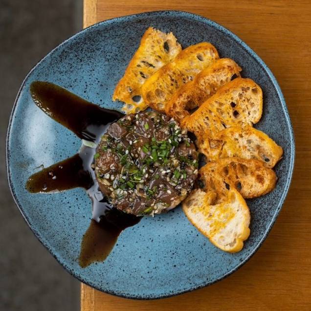 Tartare de atum: destaque no menu do Otra Bar Tartare de atum: destaque no menu do Otra Bar