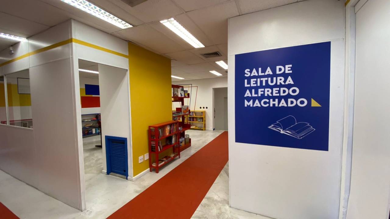 sala de Leitura Alfredo Machado terá 1,2 mil livros