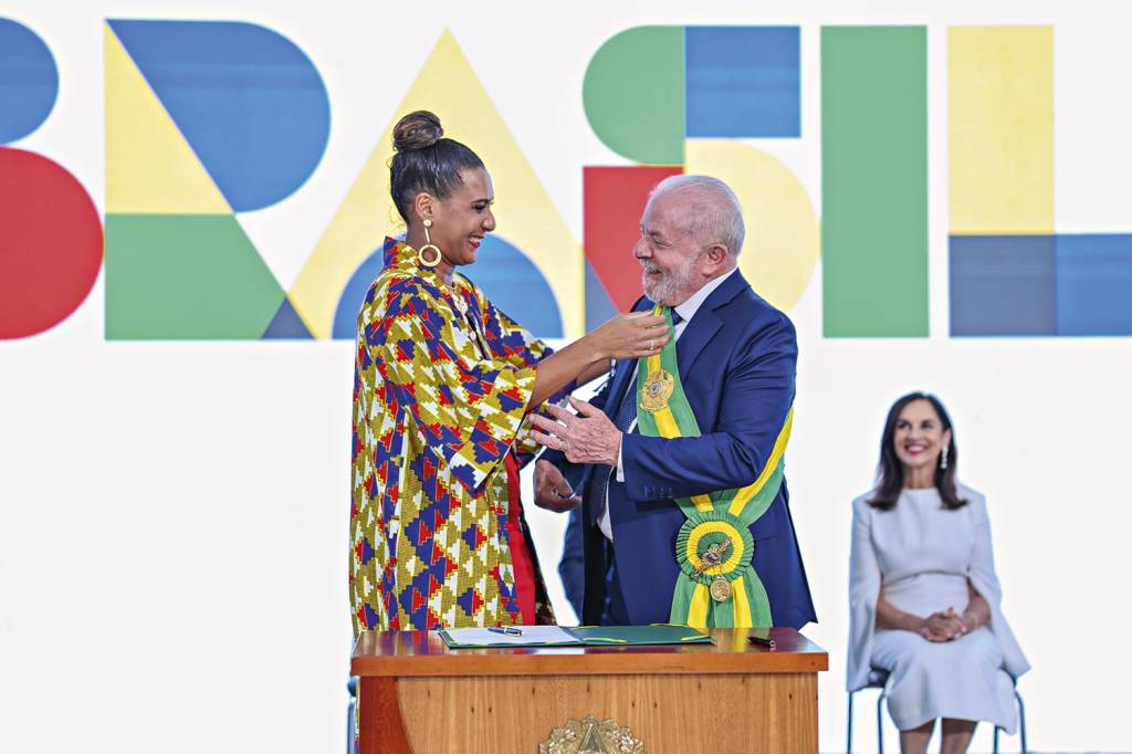 Do Rio para Brasília: com Lula na posse como ministra da Igualdade Racial -