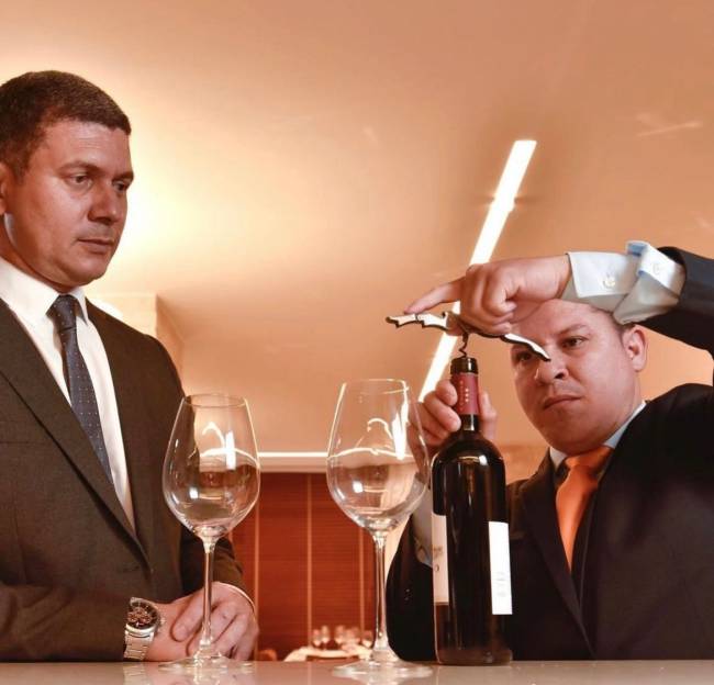 André Vasconcellos (esquerda) e Lima (direita)