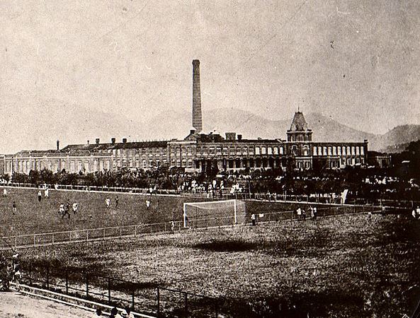 Campo da Fábrica de Tecidos de Bangu, em1920