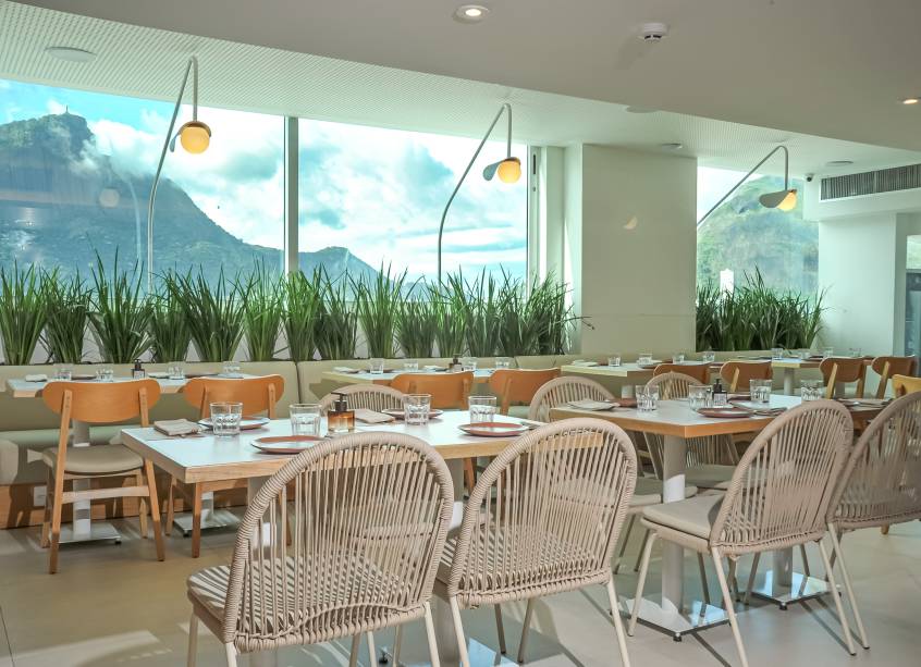 Vista: restaurante abriu em ponto privilegiado do shopping