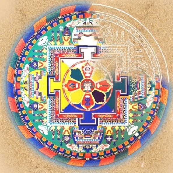 Conheça a arte milenar das mandalas tibetanas de areia