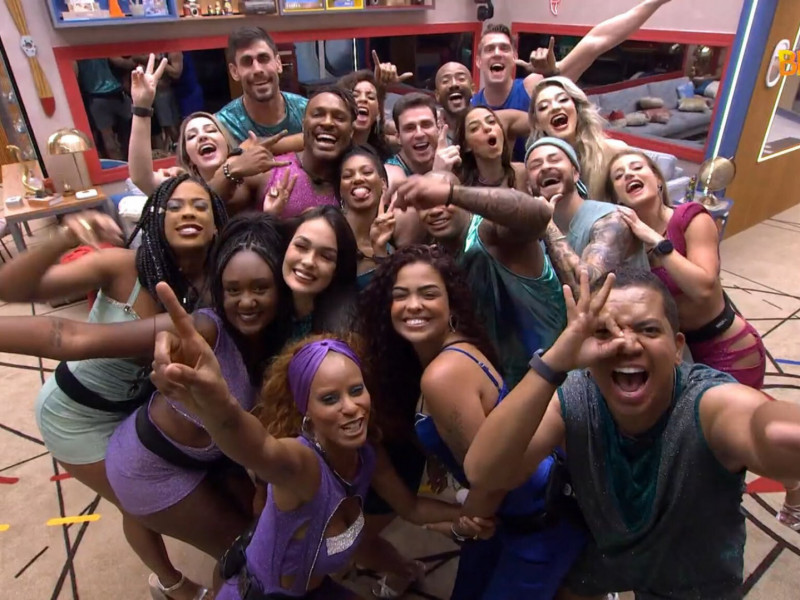 Foto mostra participantes do BBB 23