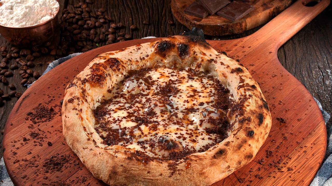 Artesanos: a pizza Tiramissú está entre as redondas de longa maturação