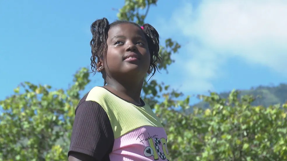 Gabriela da Silva, de 7 anos