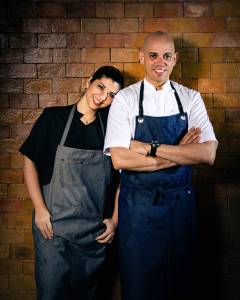 Fabrício Lemos e Lisiane Arouca, do premiado restaurante Origem, que ocupa a 52ª colocação no Latin America's 50 Best
