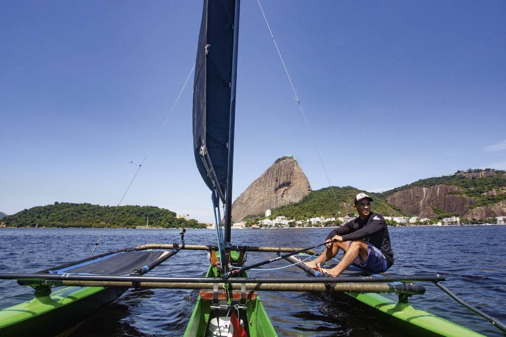 Esporte - Canoas a vela são a nova onda