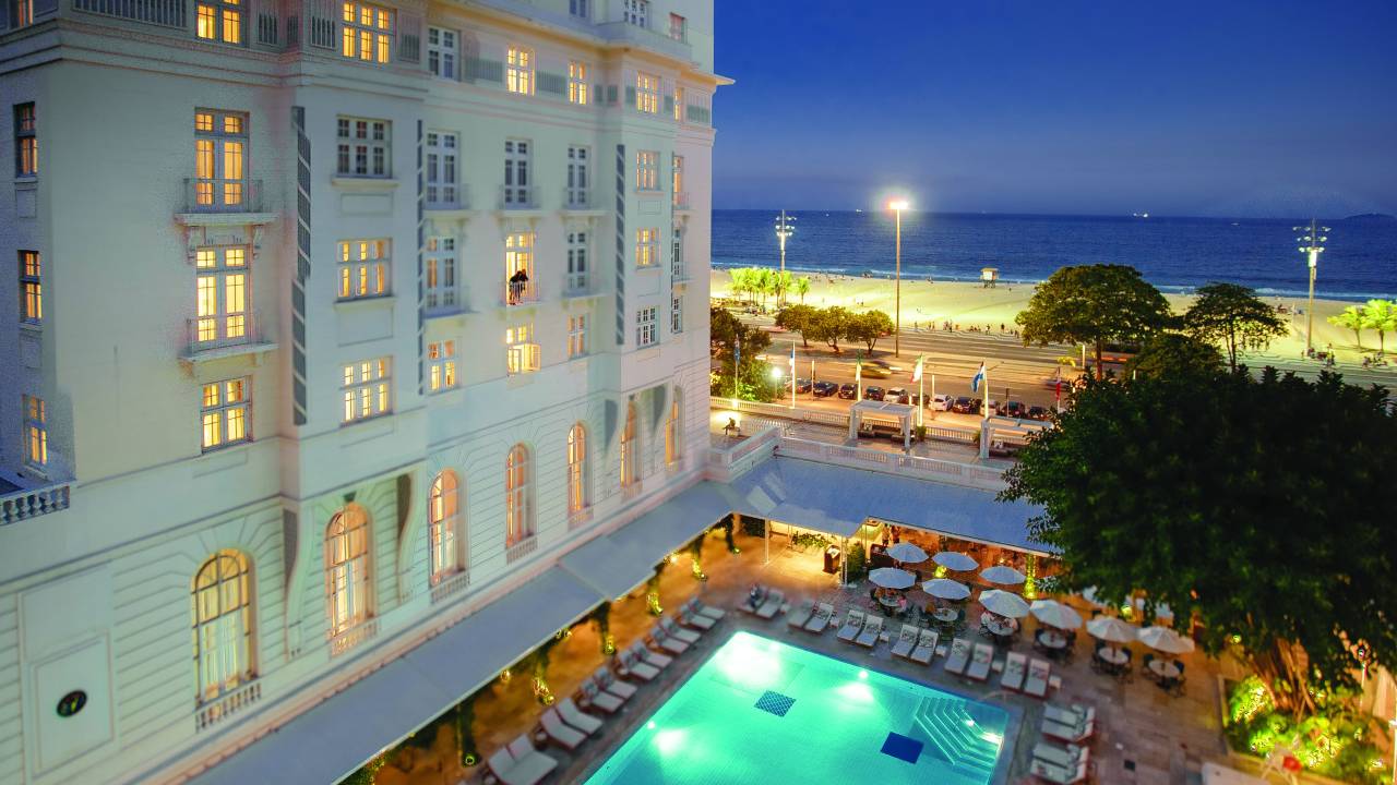 Foto mostra hotel Copacabana Palace