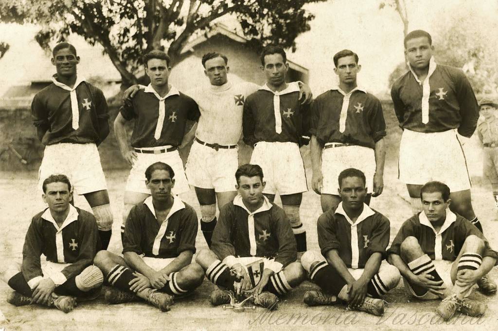 O time do Vasco de 1924: proibido de jogar na primeira divisão