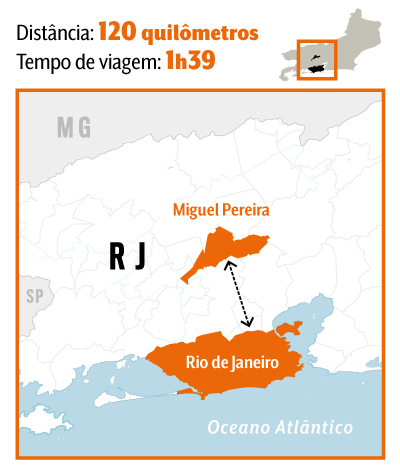 mapa Miguel Pereira