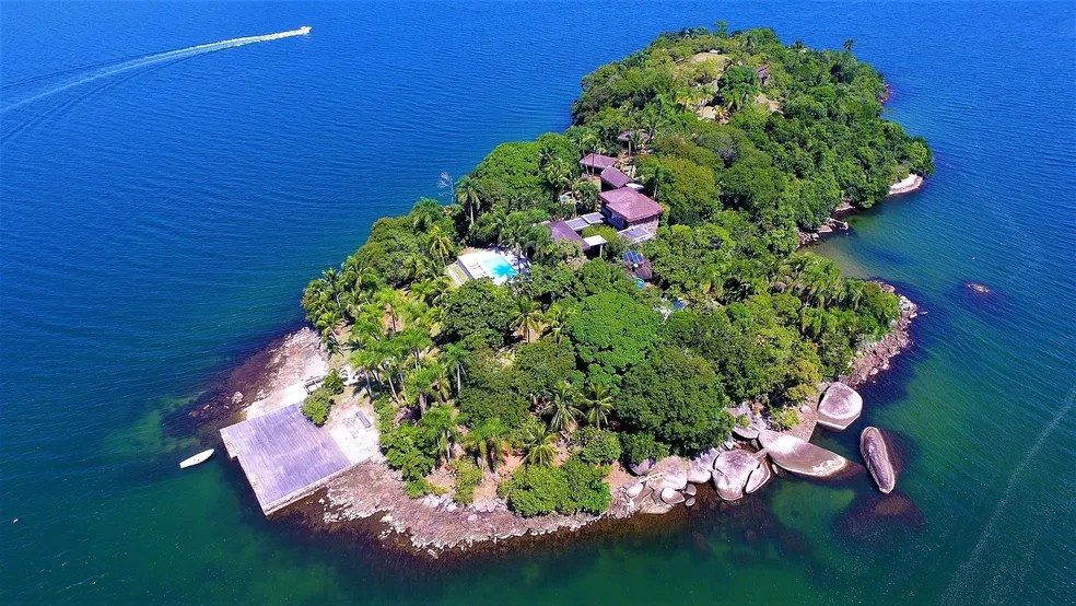 Foto mostra Ilha do Japão de cima