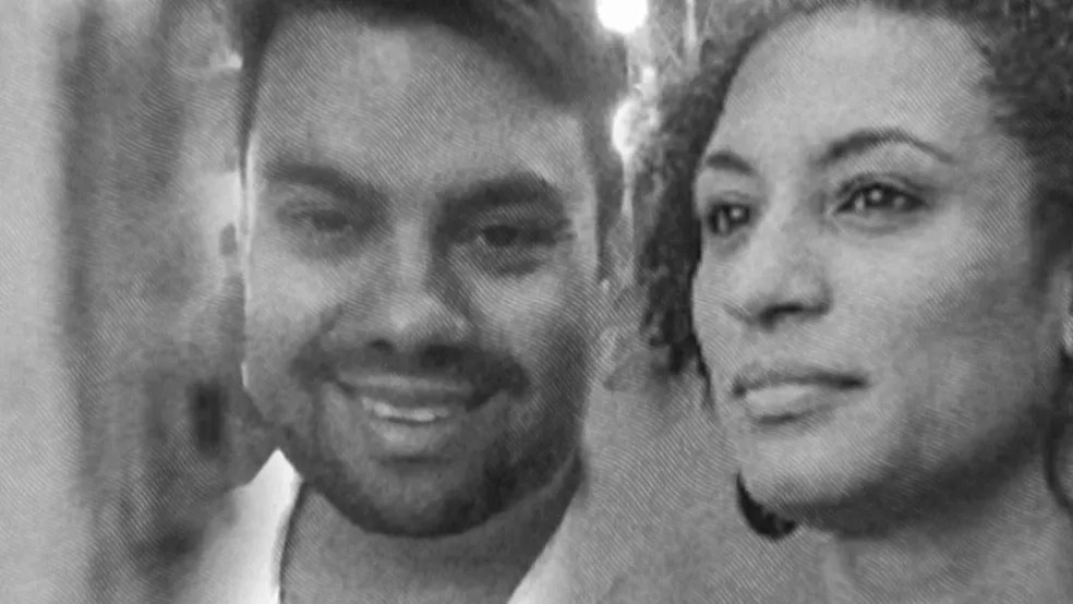 Marielle Franco e Anderson Gomes foram mortos no dia 14 de março, no Rio Reprodução TV Globo