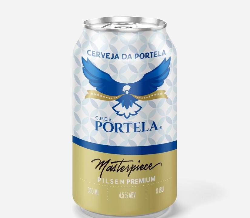 Portela: escola chega em latas da cervejaria Masterpiece