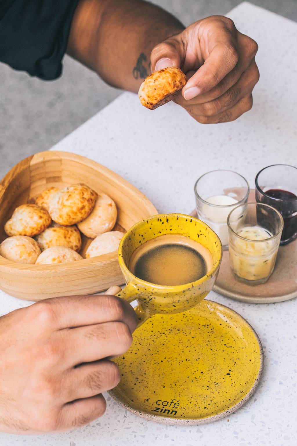 Café Zinn: tradicional e de tapioca no mix