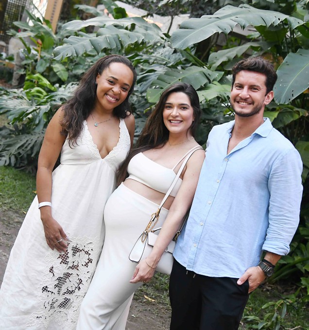 Hannah Cabral, Monique Pampolha e Caio Carvalho.