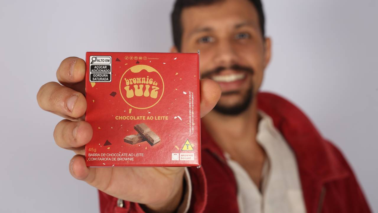 Novidades: os brownies de Luiz Quinderé ganharam a companhia barras