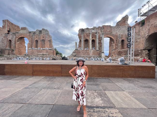 Teatro Grego de Taormina Antico Teatro Grego Taormina
