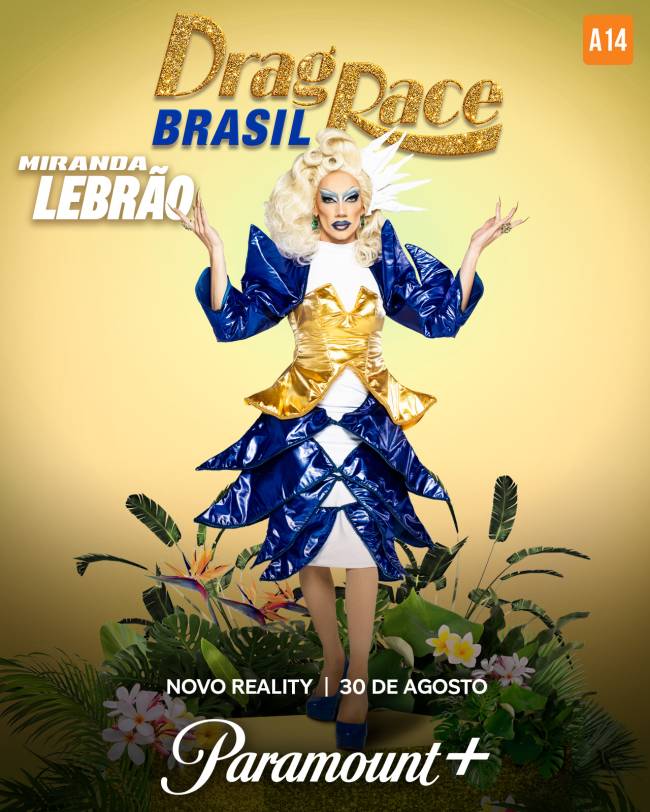 Miranda Lebrão aposta na drag de humor para ganhar o título do Drag Race Brasil