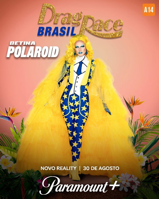 Betina Polaroid é uma das drags cariocas em Drag Race Brasil