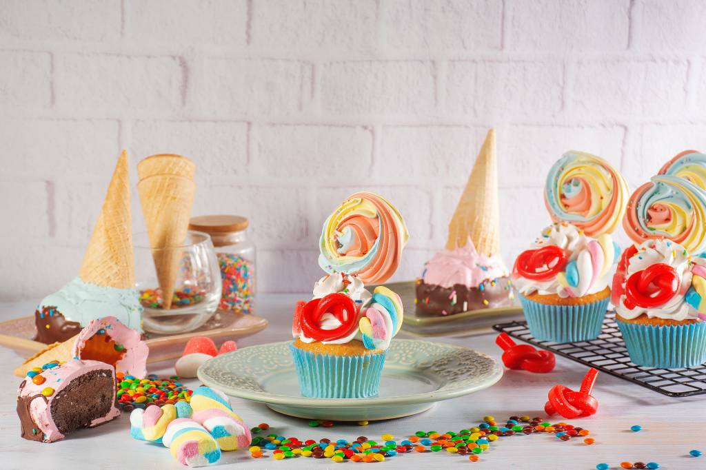 Artesanos: cupcakes e sorvetes incrementados serão lançados para os pequenos
