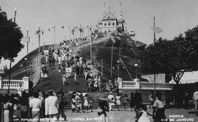 Foto da Festa Penha anos 1940
