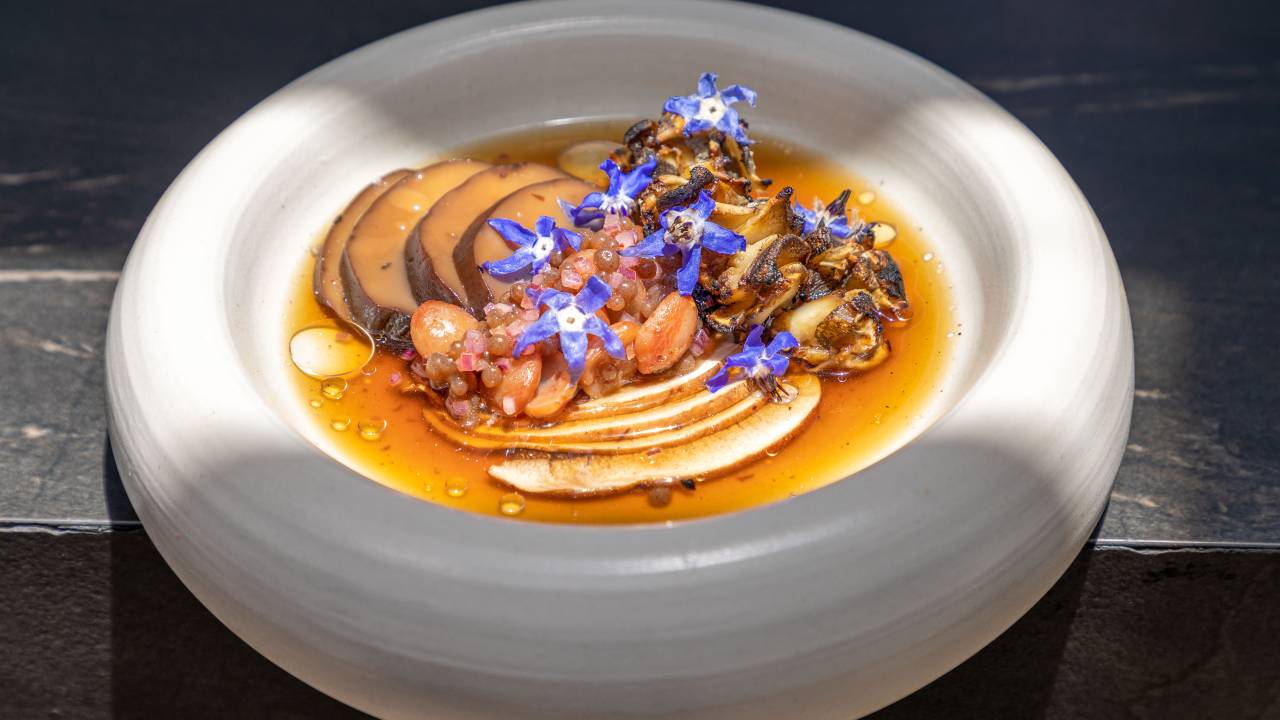 El Chato: prato de cogumelos do eleito melhor restaurante boliviano