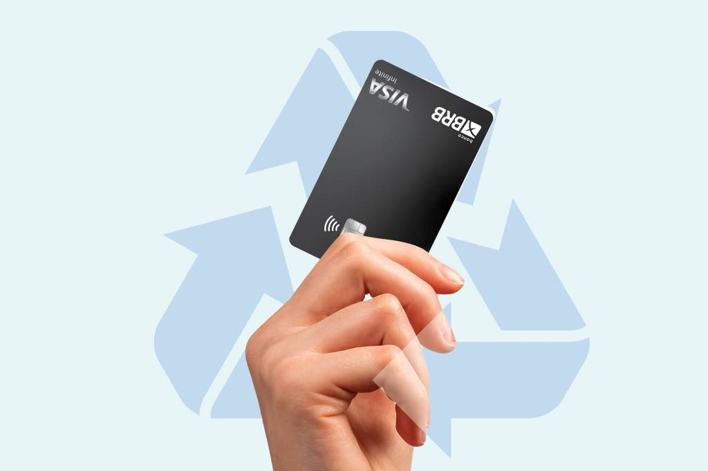 BRB é o 1º banco a ter portfólio de cartões de plástico 100% reciclados