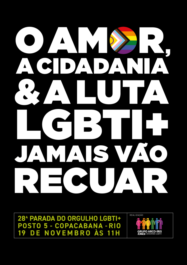 Tema da Parada do Orgulho LGBTQIA+ do Rio em 2024 é anunciado