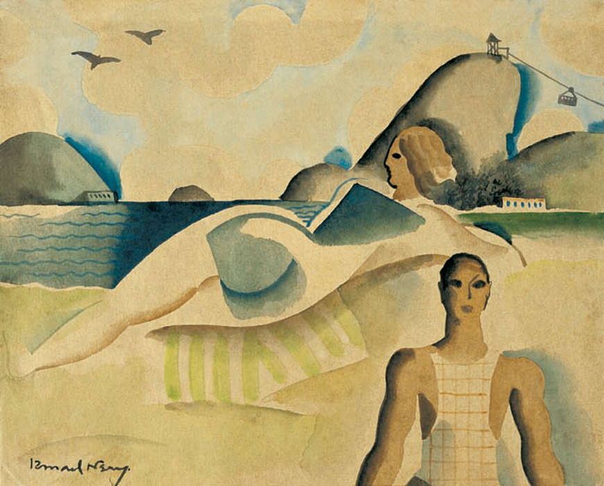 Aquarela sobre Papel, de Ismael Nery (1926)