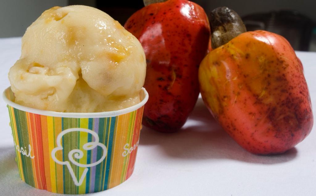 Sorvete Brasil: a fruta brasileira em refrescante sorbet