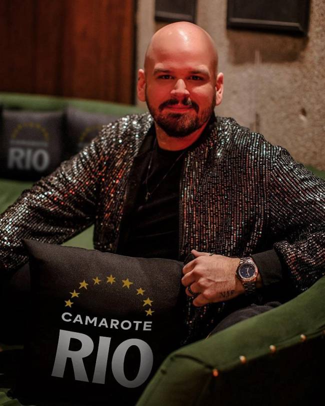 Guilherme Barros é responsável pela lista de convidados do Camarote Rio