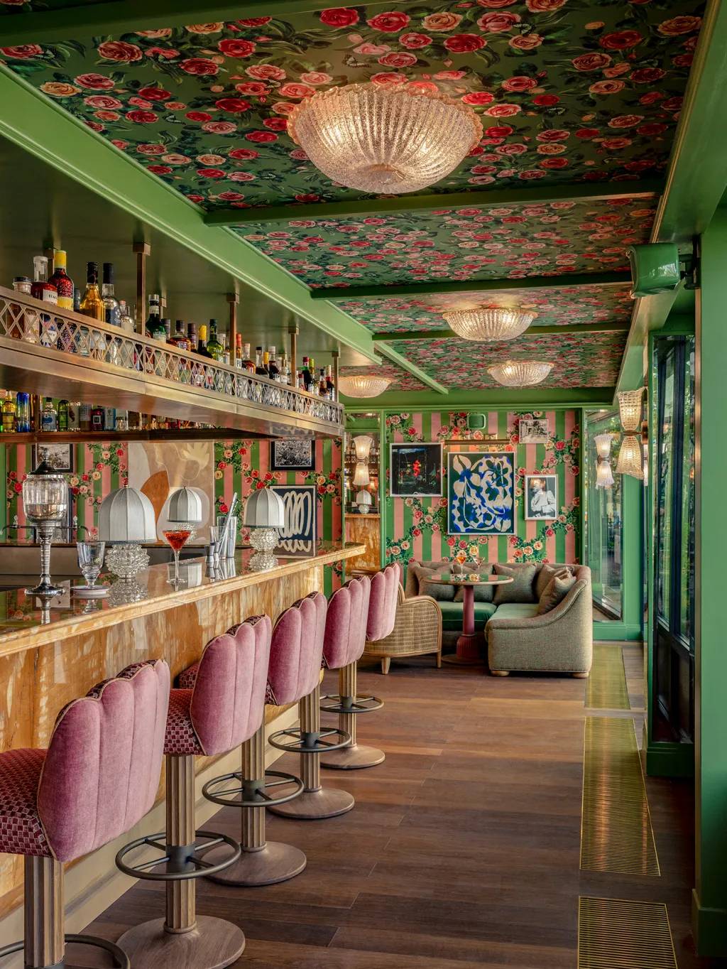 FAN_Bar-Sur-Le-Toit_Interieurs_©Jerome-Galland Hotel em Paris ganha projeto maximalista assinado por Martin Brudnizki.
