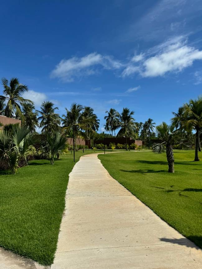 Paisagismo impecável no Mahré