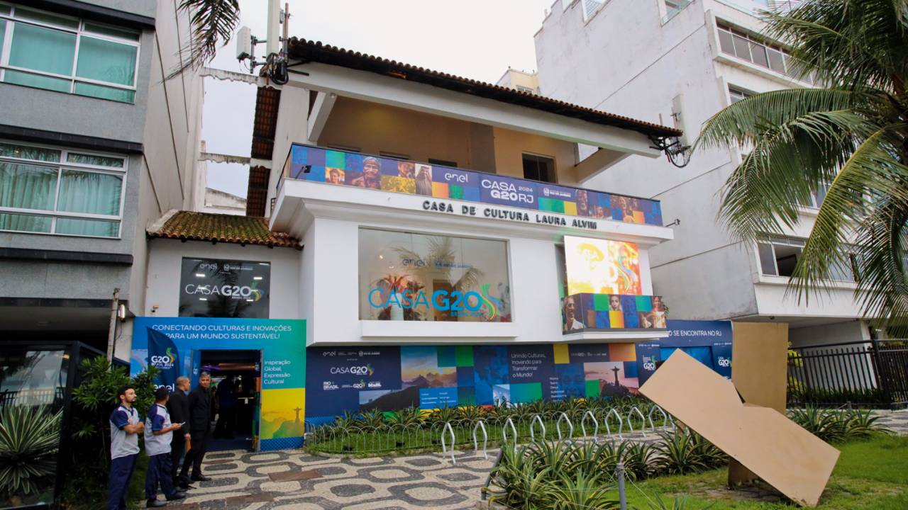 Casa G20: espaço sedia debates e programação cultural até novembro