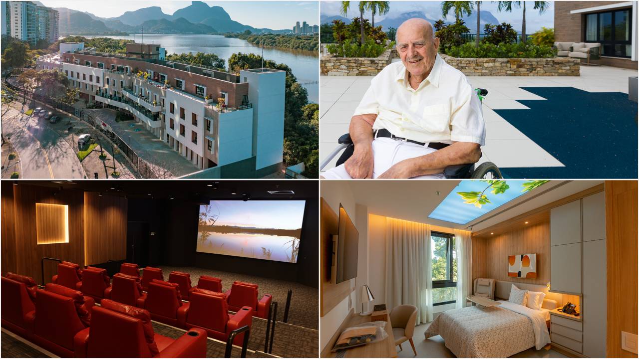 As instalações do Cora Residencial, na Barra: há três meses lar do aposentado Bernardino Coelho Pontes, de 98 anos