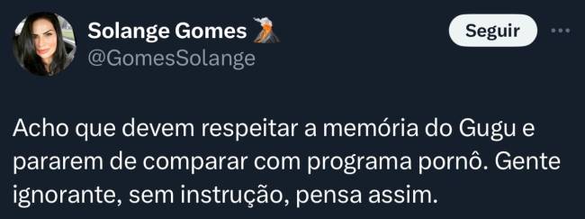 WhatsApp Image 2024-06-14 at 10.53.03 (1) Solange Gomes reclama da comparação com a Banheira do Gugu